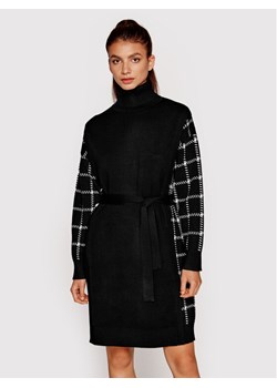 Silvian Heach Sukienka dzianinowa PGA22126VE Czarny Regular Fit ze sklepu MODIVO w kategorii Sukienki - zdjęcie 182647631