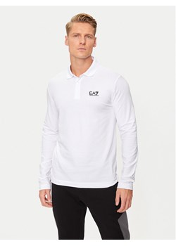 EA7 Emporio Armani Polo 8NPF15 PJVQZ 1100 Biały Regular Fit - id: 0000304212741 - marki Emporio Armani - 182647633 EA7 Emporio Armani Polo 8NPF15 PJVQZ 1100 Biały Regular Fit ze sklepu MODIVO w kategorii T-shirty męskie - zdjęcie 182647633