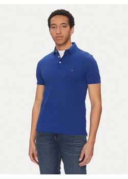 Tommy Hilfiger Polo 1985 MW0MW17771 Niebieski Slim Fit ze sklepu MODIVO w kategorii T-shirty męskie - zdjęcie 182647800