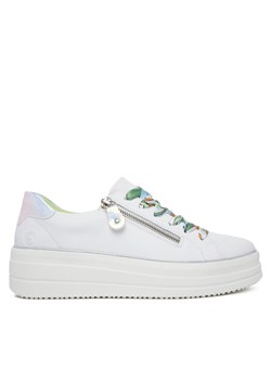 Remonte Sneakersy D1C06-80 Biały ze sklepu MODIVO w kategorii Buty sportowe damskie - zdjęcie 182647812