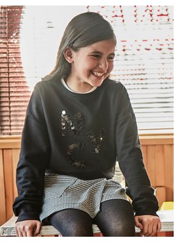 Mayoral Bluza 7472 Czarny Regular Fit ze sklepu MODIVO w kategorii Bluzy dziewczęce - zdjęcie 182647881