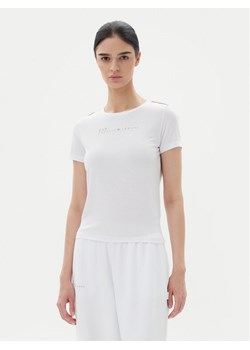 EA7 Emporio Armani T-Shirt 7W000274 AF12945 U0002 Biały Slim Fit ze sklepu MODIVO w kategorii Bluzki damskie - zdjęcie 182647894