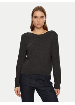 Morgan Sweter 242-MCHOU Szary Regular Fit ze sklepu MODIVO w kategorii Swetry damskie - zdjęcie 182647960
