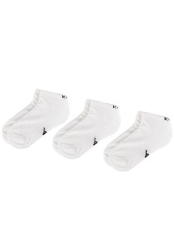 Kappa Zestaw 3 par niskich skarpet unisex 704275 Biały ze sklepu MODIVO w kategorii Skarpetki damskie - zdjęcie 182648143