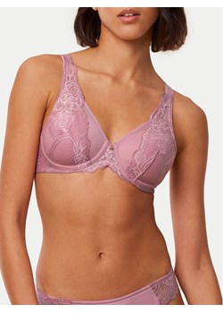Triumph Biustonosz z fiszbiną Wild Peony Florale 10209627 Różowy ze sklepu MODIVO w kategorii Biustonosze - zdjęcie 182648153
