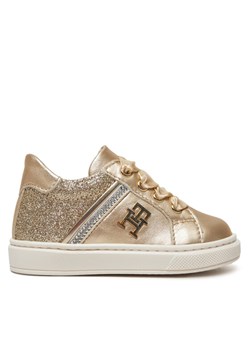 Tommy Hilfiger Sneakersy Sneaker Bassa Allacciata T1A9-33932-0829 M Złoty ze sklepu MODIVO w kategorii Buty sportowe dziecięce - zdjęcie 182648294