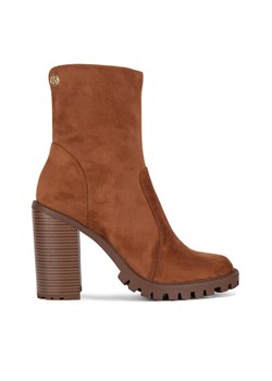 Nine West Botki WFA2947-1 Brązowy ze sklepu MODIVO w kategorii Botki - zdjęcie 182648450