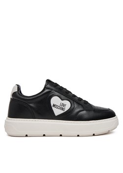 LOVE MOSCHINO Sneakersy JA15154G1MIA100A Czarny ze sklepu MODIVO w kategorii Buty sportowe damskie - zdjęcie 182648462