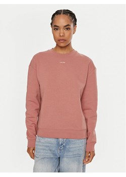 Calvin Klein Bluza Nano Logo K20K208329 Różowy Regular Fit ze sklepu MODIVO w kategorii Bluzy damskie - zdjęcie 182648512