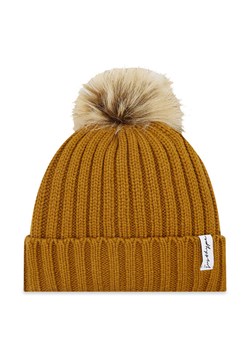 HYPE Czapka Bobble YVLR-757 Brązowy ze sklepu MODIVO w kategorii Czapki zimowe damskie - zdjęcie 182648543
