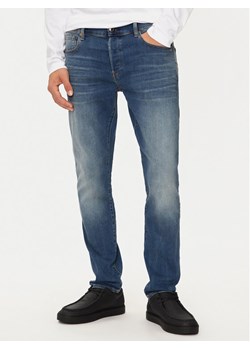 G-Star Raw Jeansy 3301 51001-8968-2965 Granatowy Slim Fit ze sklepu MODIVO w kategorii Jeansy męskie - zdjęcie 182648763