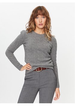 Polo Ralph Lauren Sweter 211910421013 Szary Regular Fit ze sklepu MODIVO w kategorii Swetry damskie - zdjęcie 182648790