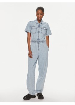 Tommy Jeans Kombinezon DW0DW18112 Niebieski Regular Fit ze sklepu MODIVO w kategorii Kombinezony damskie - zdjęcie 182648804