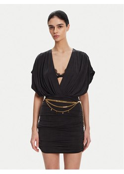 Elisabetta Franchi Sukienka koktajlowa AB-765-51E2 Czarny Regular Fit ze sklepu MODIVO w kategorii Sukienki - zdjęcie 182648810