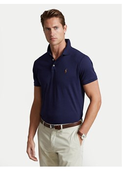 Polo Ralph Lauren Polo 710713130006 Granatowy Custom Slim Fit ze sklepu MODIVO w kategorii T-shirty męskie - zdjęcie 182648813