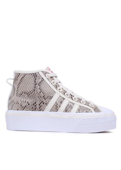 adidas Trampki Nizza Platform Mid Shoes HQ1981 Beżowy ze sklepu MODIVO w kategorii Trampki damskie - zdjęcie 182648850