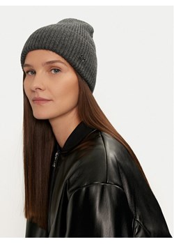 Calvin Klein Czapka Chunky K60K612873 Szary ze sklepu MODIVO w kategorii Czapki zimowe damskie - zdjęcie 182648870