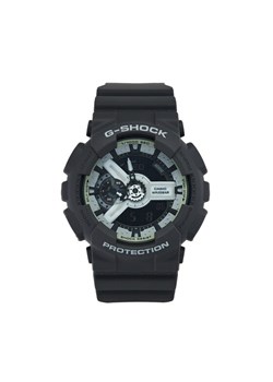 G-Shock Zegarek Hidden Glow GA-110HD-8AER Szary ze sklepu MODIVO w kategorii Zegarki - zdjęcie 182648871