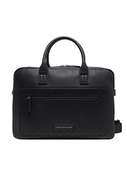 Tommy Hilfiger Torba na laptopa Th Monogram Computer Bag AM0AM13209 Czarny ze sklepu MODIVO w kategorii Torby na laptopa - zdjęcie 182648901