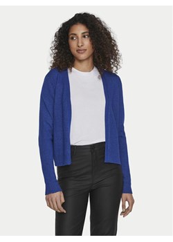 Vila Kardigan Ril 14060800 Niebieski Regular Fit ze sklepu MODIVO w kategorii Swetry damskie - zdjęcie 182648973