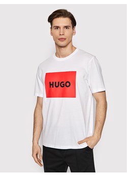 Hugo T-Shirt Dulive222 50467952 Biały Regular Fit ze sklepu MODIVO w kategorii T-shirty męskie - zdjęcie 182648981
