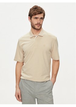 Jack&Jones Polo Crodney 12251180 Beżowy Regular Fit ze sklepu MODIVO w kategorii T-shirty męskie - zdjęcie 182648983