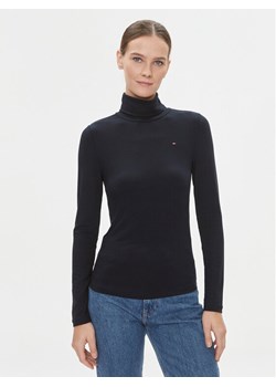 Tommy Hilfiger Golf 5x2 WW0WW39826 Granatowy Slim Fit ze sklepu MODIVO w kategorii Bluzki damskie - zdjęcie 182649012