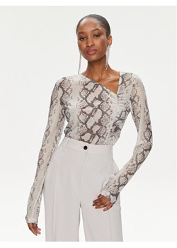 Bruuns Bazaar Bluzka Astras BBW3870 Beżowy Slim Fit ze sklepu MODIVO w kategorii Bluzki damskie - zdjęcie 182649061