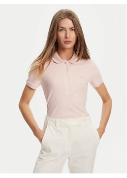 Lacoste Polo PF5462 Różowy Slim Fit ze sklepu MODIVO w kategorii Bluzki damskie - zdjęcie 182649063