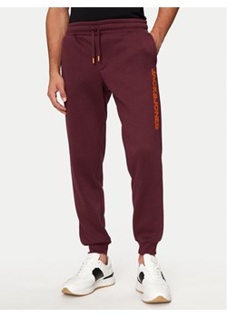 Jack&Jones Spodnie dresowe Gordon 12258477 Bordowy Regular Fit ze sklepu MODIVO w kategorii Spodnie męskie - zdjęcie 182649134