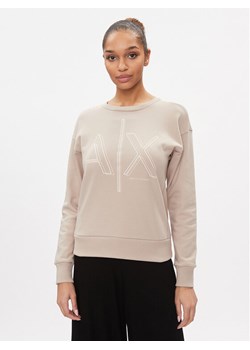 Armani Exchange Bluza 3DYM11 YJEBZ 1786 Beżowy Regular Fit ze sklepu MODIVO w kategorii Bluzy damskie - zdjęcie 182649153