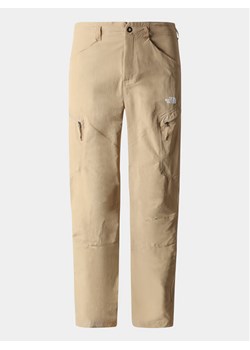 The North Face Spodnie outdoor Explo NF0A7Z96 Beżowy Regular Fit ze sklepu MODIVO w kategorii Spodnie męskie - zdjęcie 182649280