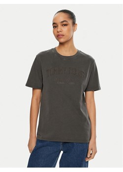 Tommy Jeans T-Shirt Varsity DW0DW19444 Czarny Relaxed Fit ze sklepu MODIVO w kategorii Bluzki damskie - zdjęcie 182649341