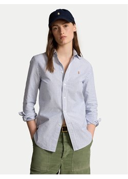 Polo Ralph Lauren Koszula 211941508001 Niebieski Slim Fit ze sklepu MODIVO w kategorii Koszule damskie - zdjęcie 182649391