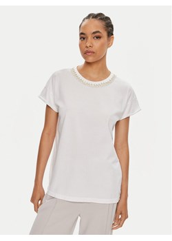 Dixie T-Shirt T924J014 Biały Regular Fit ze sklepu MODIVO w kategorii Bluzki damskie - zdjęcie 182649413