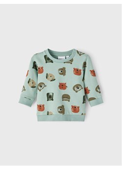 NAME IT Bluza 13206857 Zielony Regular Fit ze sklepu MODIVO w kategorii Bluzy i swetry - zdjęcie 182649434