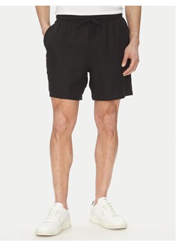 BOSS Szorty materiałowe 50540134 Czarny Regular Fit ze sklepu MODIVO w kategorii Spodenki męskie - zdjęcie 182649454