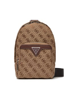 Guess Plecak Vezzola Jacquard Mini-Bags HMVZLJ P4168 Beżowy ze sklepu MODIVO w kategorii Plecaki - zdjęcie 182649521