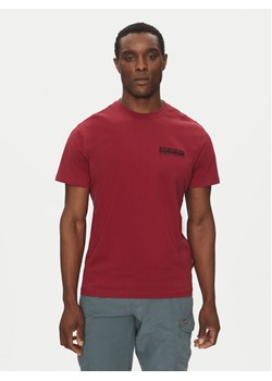 Napapijri T-Shirt S-Vignoni NP0A4ILX Czerwony Regular Fit ze sklepu MODIVO w kategorii T-shirty męskie - zdjęcie 182649591