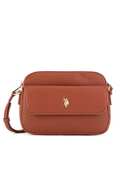 U.S. Polo Assn. Torebka BIUXT6313WVP Pomarańczowy ze sklepu MODIVO w kategorii Listonoszki - zdjęcie 182649592