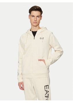 EA7 Emporio Armani Bluza 8NPM22 PJ07Z 1713 Beżowy Regular Fit ze sklepu MODIVO w kategorii Bluzy męskie - zdjęcie 182649610