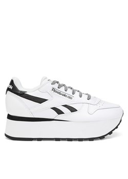 Reebok Sneakersy CLASSIC LEATHER TRIPLE LIFT 100209620 Biały ze sklepu MODIVO w kategorii Buty sportowe damskie - zdjęcie 182649644