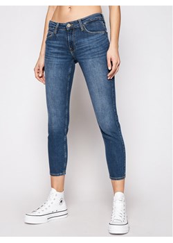 Lee Jeansy Scarlett L526QDTN 112111825 Granatowy Skinny Fit ze sklepu MODIVO w kategorii Jeansy damskie - zdjęcie 182649673