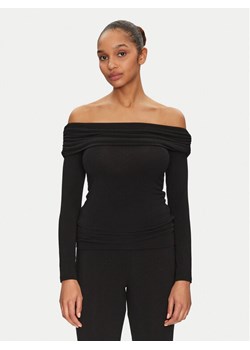 ONLY Bluzka Glamour 15339759 Czarny Slim Fit ze sklepu MODIVO w kategorii Bluzki damskie - zdjęcie 182649682