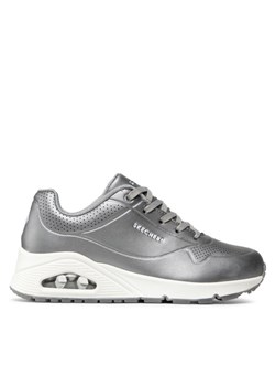 Skechers Sneakersy Rose Bold 73691/GUN Srebrny ze sklepu MODIVO w kategorii Buty sportowe damskie - zdjęcie 182649801