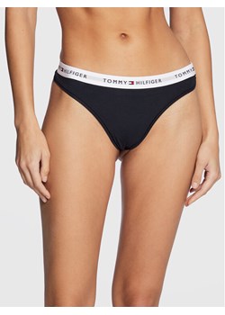 Tommy Hilfiger Stringi UW0UW03835 Granatowy ze sklepu MODIVO w kategorii Majtki damskie - zdjęcie 182649842