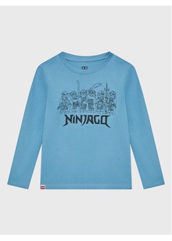 LEGO Bluzka 12010657 Niebieski Regular Fit ze sklepu MODIVO w kategorii T-shirty chłopięce - zdjęcie 182649934