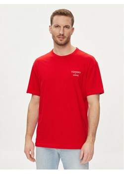 Tommy Jeans T-Shirt DM0DM18872 Czerwony Regular Fit ze sklepu MODIVO w kategorii T-shirty męskie - zdjęcie 182650004