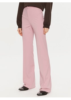 PINKO Spodnie materiałowe Hulka 100054 A0HM Różowy Regular Fit ze sklepu MODIVO w kategorii Spodnie damskie - zdjęcie 182650142