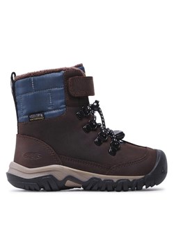 Keen Śniegowce Greta Boot Wp 1026643 Brązowy ze sklepu MODIVO w kategorii Buty zimowe dziecięce - zdjęcie 182650160